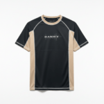 Premium Cotton T-shirt (Black-Off white)